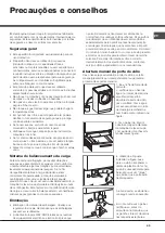 Preview for 69 page of Hotpoint Ariston AQUALTIS AQ102F 49 H Instructions For Installation And Use Manual