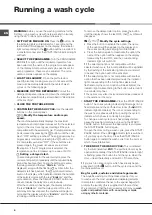 Preview for 6 page of Hotpoint Ariston AQUALTIS AQ103D 49 Instructions For Installation And Use Manual