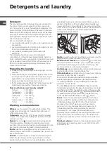 Preview for 8 page of Hotpoint Ariston AQUALTIS AQ103D 49 Instructions For Installation And Use Manual