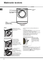 Preview for 28 page of Hotpoint Ariston AQUALTIS AQ103D 49 Instructions For Installation And Use Manual