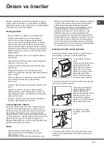 Preview for 33 page of Hotpoint Ariston AQUALTIS AQ103D 49 Instructions For Installation And Use Manual