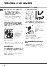 Preview for 46 page of Hotpoint Ariston AQUALTIS AQ103D 49 Instructions For Installation And Use Manual