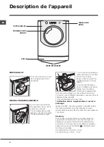 Предварительный просмотр 6 страницы Hotpoint Ariston AQUALTIS AQ103F 49 Instructions For Installation And Use Manual