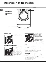 Предварительный просмотр 18 страницы Hotpoint Ariston AQUALTIS AQ103F 49 Instructions For Installation And Use Manual