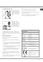 Preview for 3 page of Hotpoint Ariston AQUALTIS AQ103F 69 Instructions For Installation And Use Manual