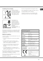 Preview for 39 page of Hotpoint Ariston AQUALTIS AQ103F 69 Instructions For Installation And Use Manual