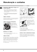 Preview for 58 page of Hotpoint Ariston AQUALTIS AQ103F 69 Instructions For Installation And Use Manual