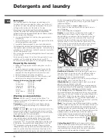 Preview for 10 page of Hotpoint Ariston AQUALTIS AQ113DA 697 Instructions For Installation And Use Manual