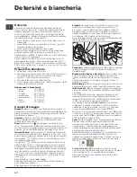 Preview for 22 page of Hotpoint Ariston AQUALTIS AQ113DA 697 Instructions For Installation And Use Manual