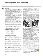 Preview for 8 page of Hotpoint Ariston AQUALTIS AQ114D 697D Instructions For Installation And Use Manual