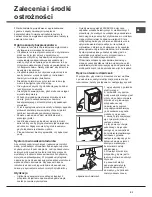 Preview for 21 page of Hotpoint Ariston AQUALTIS AQ114D 697D Instructions For Installation And Use Manual