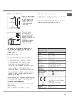 Preview for 27 page of Hotpoint Ariston AQUALTIS AQ114D 697D Instructions For Installation And Use Manual