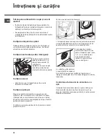 Preview for 46 page of Hotpoint Ariston AQUALTIS AQ114D 697D Instructions For Installation And Use Manual