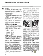 Preview for 58 page of Hotpoint Ariston AQUALTIS AQ114D 697D Instructions For Installation And Use Manual