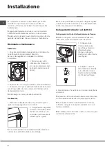 Preview for 2 page of Hotpoint Ariston AQUALTIS AQ114D 69D Instructions For Installation And Use Manual