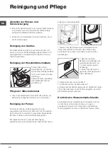 Preview for 46 page of Hotpoint Ariston AQUALTIS AQ114D 69D Instructions For Installation And Use Manual