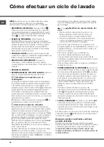 Preview for 54 page of Hotpoint Ariston AQUALTIS AQ114D 69D Instructions For Installation And Use Manual