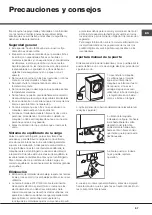 Preview for 57 page of Hotpoint Ariston AQUALTIS AQ114D 69D Instructions For Installation And Use Manual