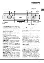 Предварительный просмотр 19 страницы Hotpoint Ariston AQUALTIS AQ116D 49D Instructions For Installation And Use Manual