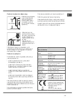 Preview for 15 page of Hotpoint Ariston AQUALTIS AQ83D 29 Instructions For Installation And Use Manual