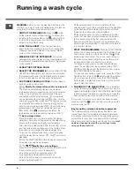 Preview for 6 page of Hotpoint Ariston AQUALTIS AQ83F 29 Instructions For Installation And Use Manual