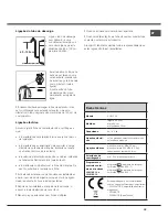 Preview for 15 page of Hotpoint Ariston AQUALTIS AQ83F 29 Instructions For Installation And Use Manual