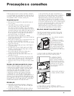 Preview for 21 page of Hotpoint Ariston AQUALTIS AQ83F 29 Instructions For Installation And Use Manual