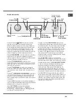 Preview for 29 page of Hotpoint Ariston AQUALTIS AQ83F 29 Instructions For Installation And Use Manual