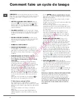 Preview for 8 page of Hotpoint Ariston AQUALTIS AQ83L 29 Instructions For Installation And Use Manual