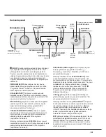 Предварительный просмотр 31 страницы Hotpoint Ariston AQUALTIS AQ92F 29 Instructions For Installation And Use Manual