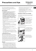 Предварительный просмотр 17 страницы Hotpoint Ariston AQUALTIS AQ97D 49D User Manual