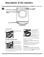 Preview for 4 page of Hotpoint Ariston AQUALTIS AQ9F 49 U Instructions For Installation And Use Manual