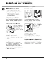 Preview for 34 page of Hotpoint Ariston AQUALTIS AQ9F 49 U Instructions For Installation And Use Manual