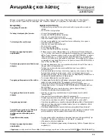 Preview for 59 page of Hotpoint Ariston AQUALTIS AQ9F 49 U Instructions For Installation And Use Manual