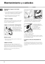 Preview for 22 page of Hotpoint Ariston AQUALTIS AQ9F 491 U Instructions For Installation And Use Manual