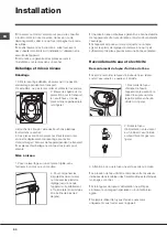 Preview for 50 page of Hotpoint Ariston AQUALTIS AQ9F 491 U Instructions For Installation And Use Manual