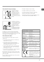 Preview for 51 page of Hotpoint Ariston AQUALTIS AQ9F 491 U Instructions For Installation And Use Manual