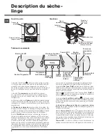 Предварительный просмотр 8 страницы Hotpoint Ariston AQUALTIS AQC9 4F5 Instruction Booklet