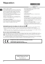 Preview for 54 page of Hotpoint Ariston AQUALTIS AQC9 6F7 Instruction Booklet