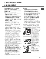 Preview for 17 page of Hotpoint Ariston AQUALTIS AQD1070D 49 Instructions For Installation And Use Manual