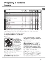 Preview for 45 page of Hotpoint Ariston AQUALTIS AQD1070D 49 Instructions For Installation And Use Manual