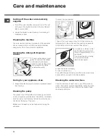 Preview for 10 page of Hotpoint Ariston AQUALTIS aqd1071d 69 Instructions For Installation And Use Manual