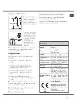 Preview for 15 page of Hotpoint Ariston AQUALTIS aqd1071d 69 Instructions For Installation And Use Manual