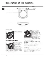 Preview for 4 page of Hotpoint Ariston AQUALTIS AQM8F 49 U Instructions For Installation And Use Manual