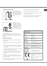 Предварительный просмотр 3 страницы Hotpoint Ariston AQUALTIS AQS62L 09 Instructions For Installation And Use Manual