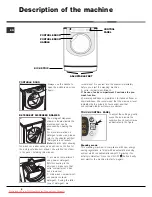 Preview for 4 page of Hotpoint Ariston Aqualtis AQSD 291 U Instructions For Installation And Use Manual