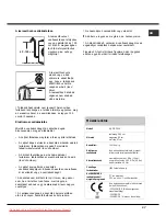 Preview for 27 page of Hotpoint Ariston Aqualtis AQSD 291 U Instructions For Installation And Use Manual