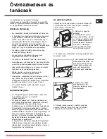 Preview for 33 page of Hotpoint Ariston Aqualtis AQSD 291 U Instructions For Installation And Use Manual