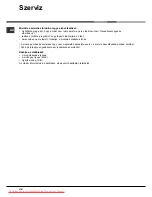 Preview for 36 page of Hotpoint Ariston Aqualtis AQSD 291 U Instructions For Installation And Use Manual