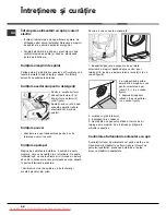 Preview for 58 page of Hotpoint Ariston Aqualtis AQSD 291 U Instructions For Installation And Use Manual